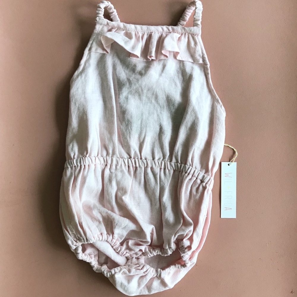 NWT Wil + Frida Powder Pink Romper